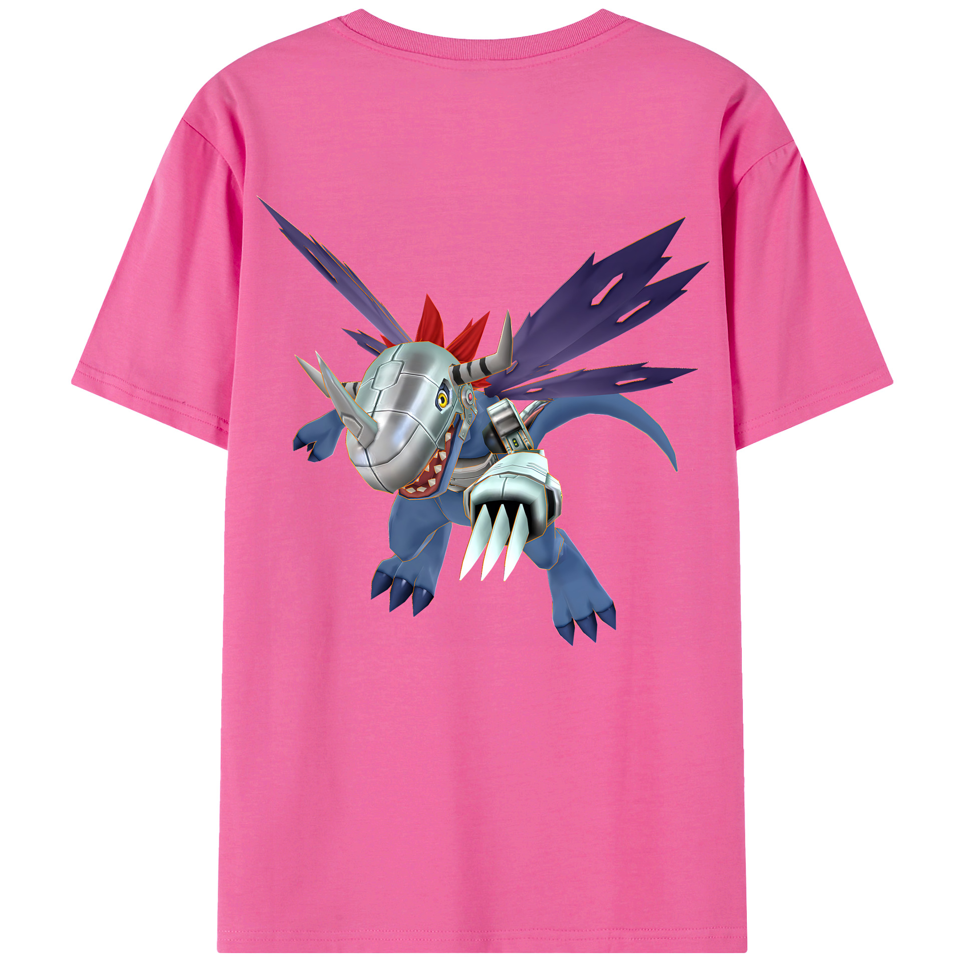 （画像用） Digimon デジタルモンスター/デジモン レディース半袖Tシャツ(バックプリント)